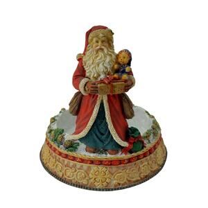 Wong's Santa Candle Holder Base Fits Glass 14.5 oz Decor